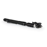 LED Rechargeable Flashlight with cable and charging port exposed