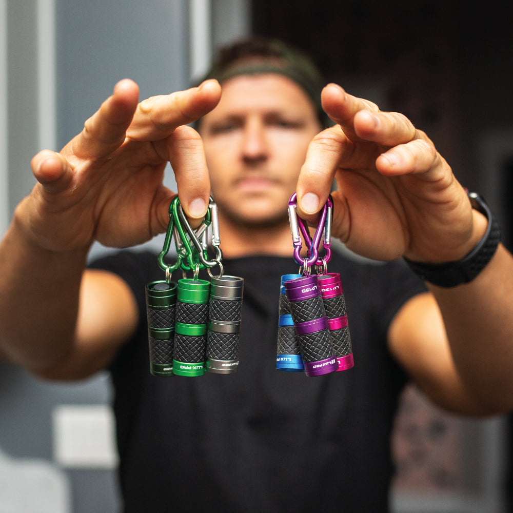 LP130 Mini Focus LED Keychain Flashlight LUXPRO