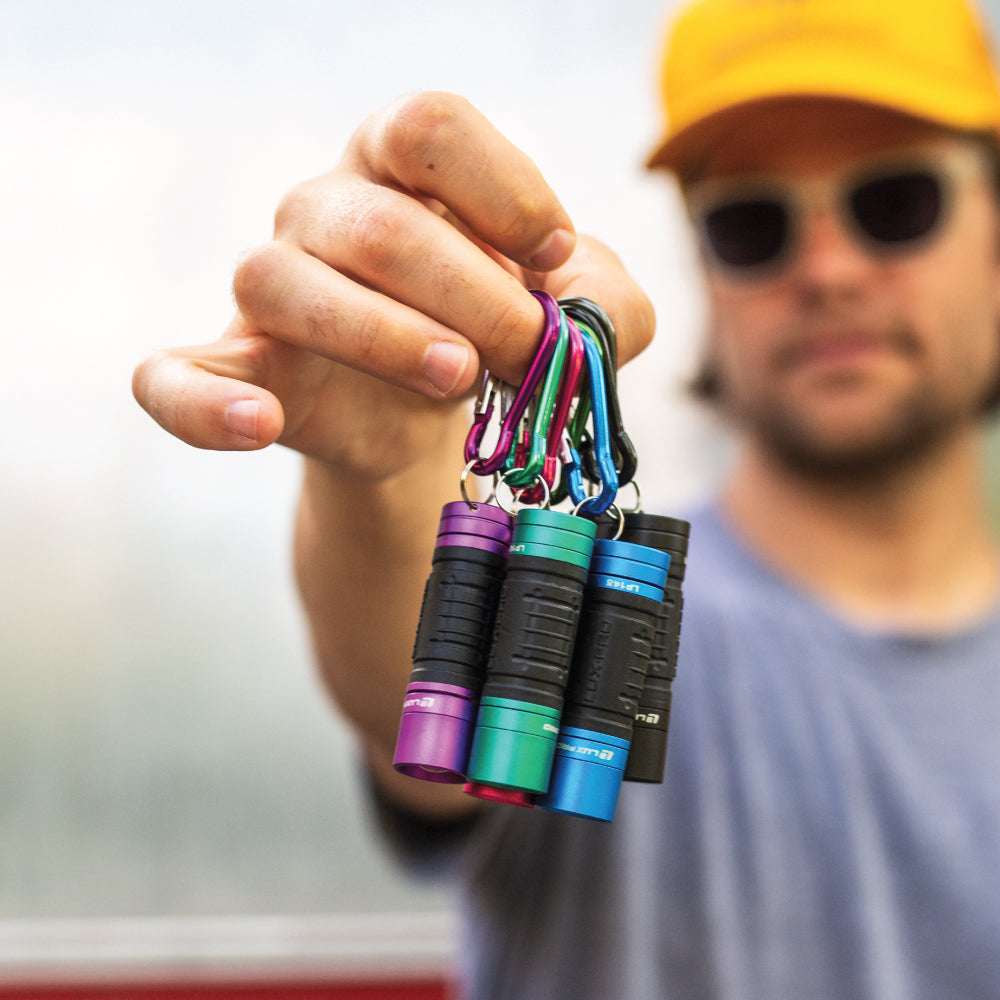 LP146 | Mini LED Keychain Flashlight with TACKGRIP 7-pack