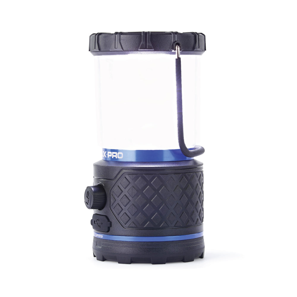 LP1513 Rechargeable Dual-Power 900 Lumen LED Lantern w Diffused