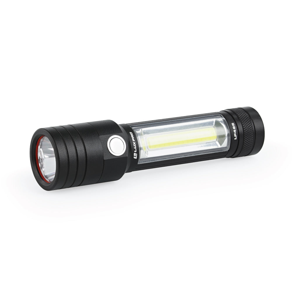 500 lumen led flashlight rechargeable HOKOLITE 0067 It delivers bright LED output and pure 395nm UV light for inspections LuxPro Utility 537 Lumen LED