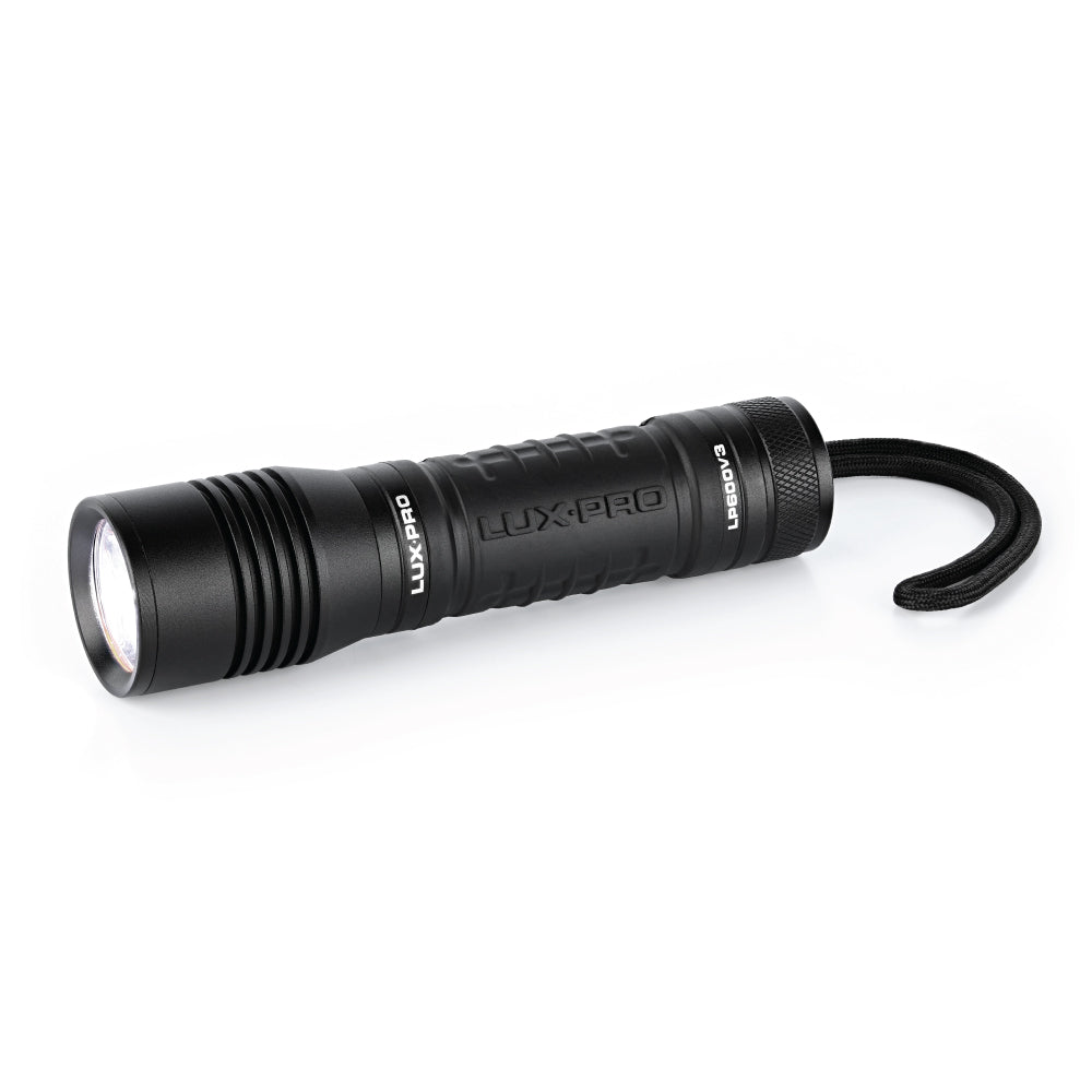 bright light rechargeable flashlight LuxPro 550 Lumen LED Flashlight