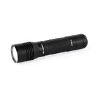 RECHARGEABLE LED FLASHLIGHT TURNED ON 