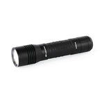 RECHARGEABLE LED FLASHLIGHT TURNED ON 
