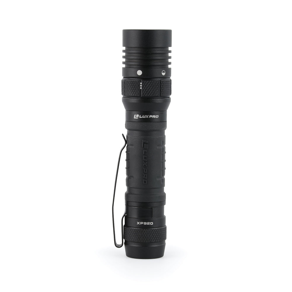 Vertical Image of tactical flashlight 