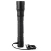 Rechargeable LED Flashlight with cable plugged in. 