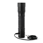 Vertical image of LED Flashlight Plugged in 