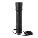 Vertical image of LED Flashlight Plugged in 