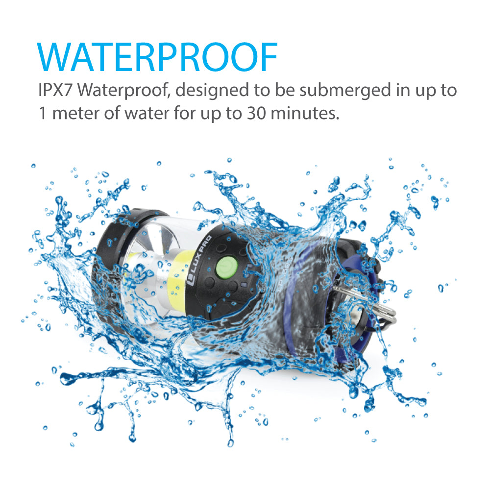 LP1525 Waterproof Rechargeable 527 Lumen LED Lantern – LUXPRO